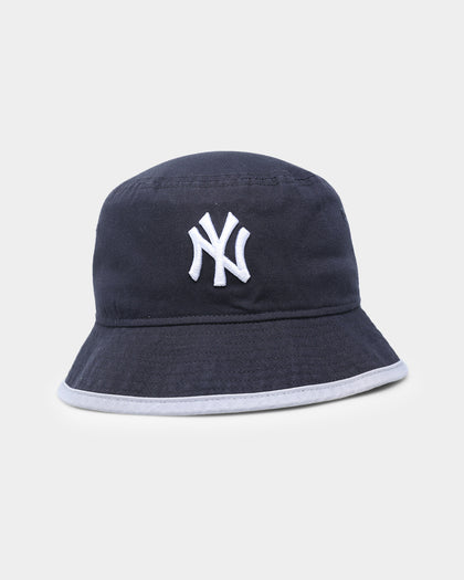New Era New York Yankees Visor Trim Bucket Hat Navy