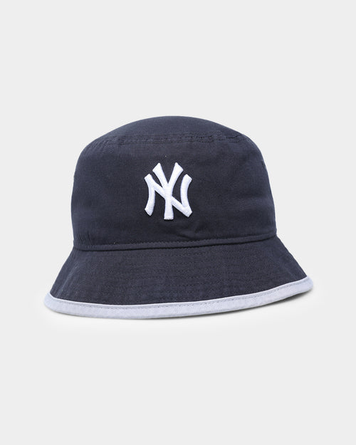 New Era New York Yankees Visor Trim Bucket Hat Navy