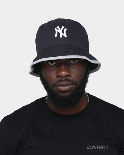 New Era New York Yankees Visor Trim Bucket Hat Navy