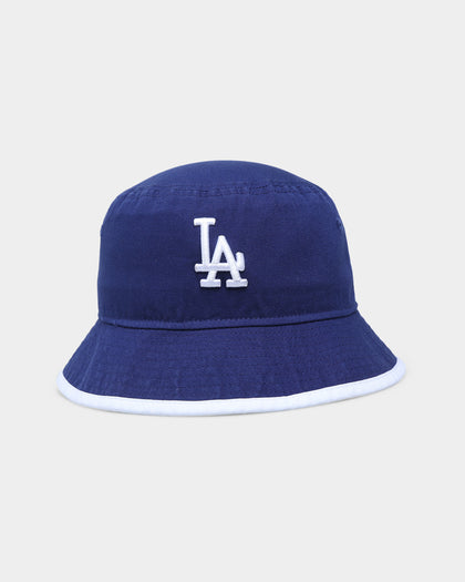 New Era Los Angeles Dodgers Visor Trim Bucket Hat Dark Royal