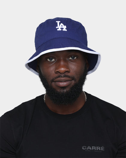 New Era Los Angeles Dodgers Visor Trim Bucket Hat Dark Royal
