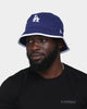 New Era Los Angeles Dodgers Visor Trim Bucket Hat Dark Royal
