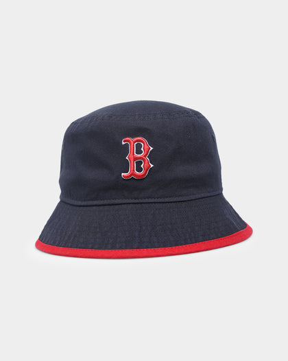 New Era Boston Red Sox Visor Trim Bucket Hat Navy
