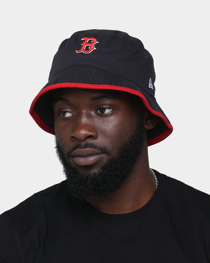 New Era Boston Red Sox Visor Trim Bucket Hat Navy