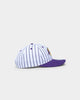 New Era Los Angeles Lakers 'Pinstripe' 9FIFTY Retro Crown Snapback Purple