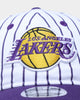 New Era Los Angeles Lakers 'Pinstripe' 9FIFTY Retro Crown Snapback Purple