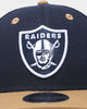 New Era Las Vegas Raiders 9FIFTY Original Fit Snapback Navy/Tan