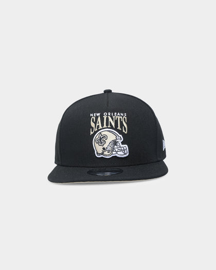 New Era New Orleans Saints 'Team Head' 9FIFTY A-Frame Snapback Black