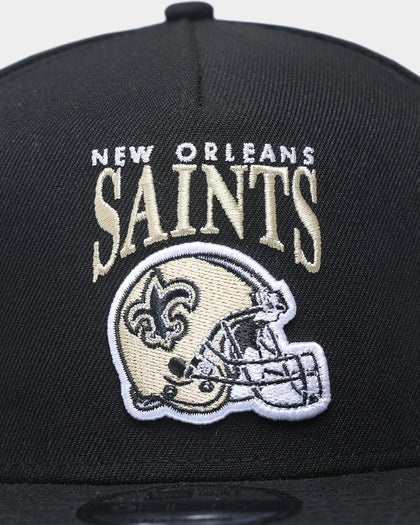 New Era New Orleans Saints 'Team Head' 9FIFTY A-Frame Snapback Black