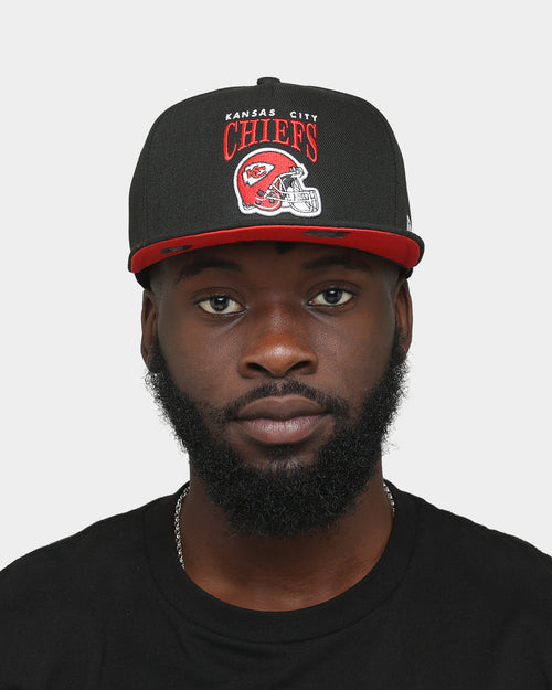 New Era Kansas City Chiefs 'Team Head' 9FIFTY A-Frame Snapback Black