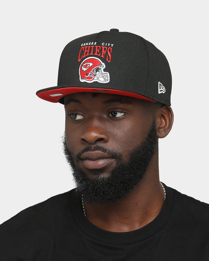New Era Kansas City Chiefs 'Team Head' 9FIFTY A-Frame Snapback Black