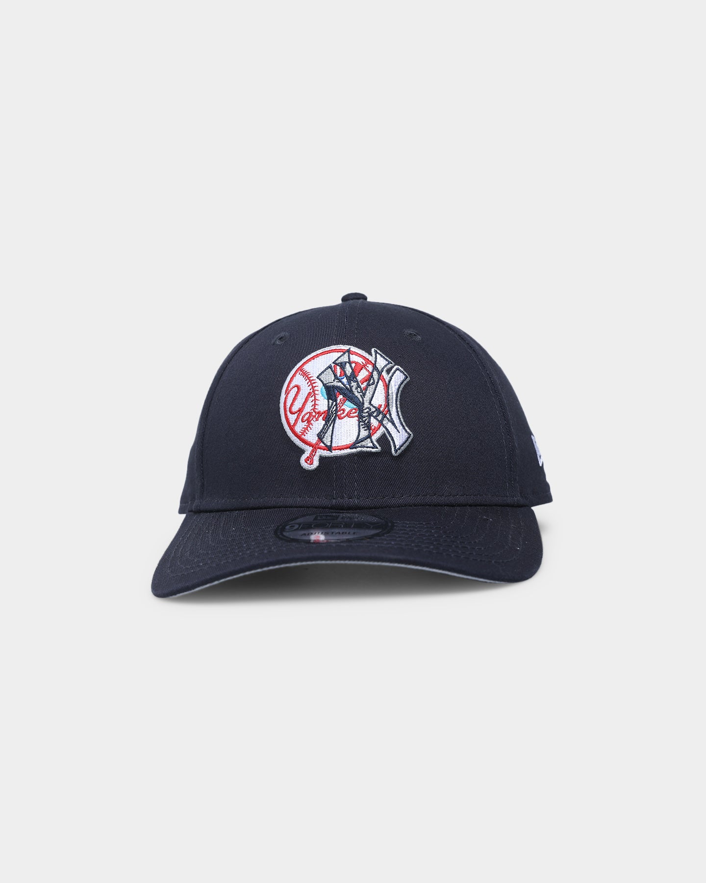 New Era New York Yankees 'Double Logo' 9FORTY Snapback Navy