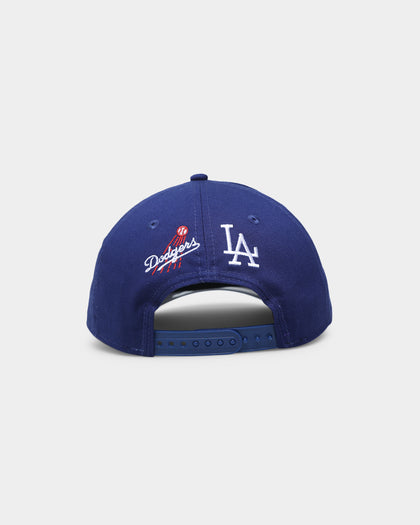 New Era Los Angeles Dodgers 'Double Logo' 9FORTY Snapback Dark Royal