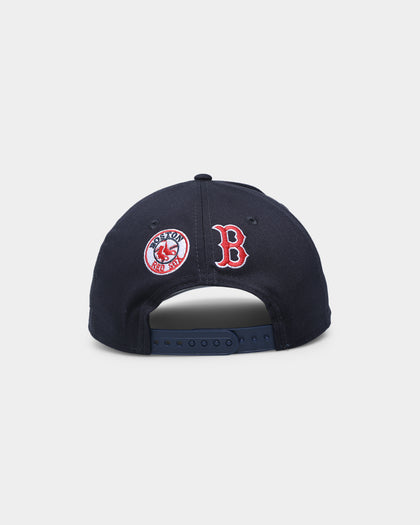 New Era Boston Red Sox 'Double Logo' 9FORTY Snapback Navy