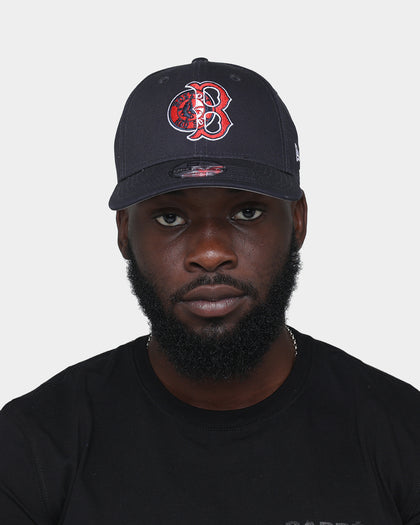 New Era Boston Red Sox 'Double Logo' 9FORTY Snapback Navy