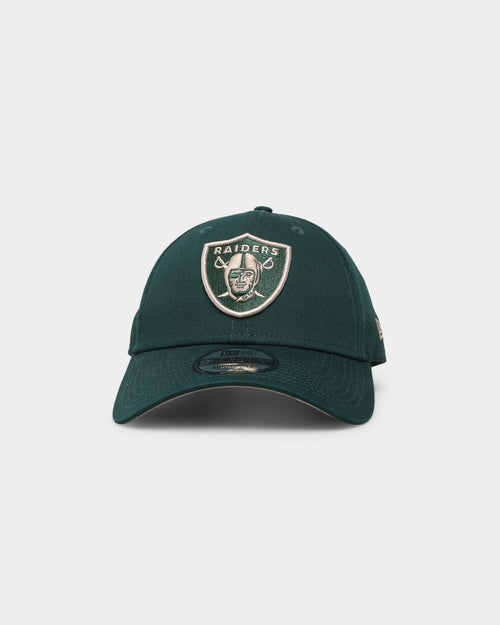 New Era Las Vegas Raiders 'Green/Camel' 9FORTY Casual Strapback Dark Green