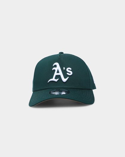 New Era Oakland Athletics 9FORTY A-Frame Snapback Dark Green/Wheat