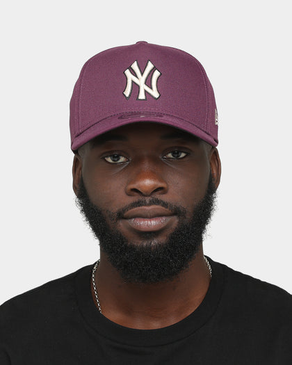 New Era New York Yankees 9FORTY A-Frame Snapback Plum