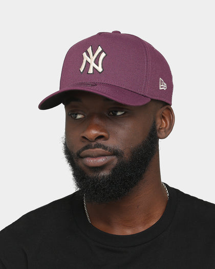 New Era New York Yankees 9FORTY A-Frame Snapback Plum
