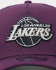 New Era Los Angeles Lakers 9FORTY A-Frame Snapback Plum
