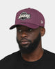 New Era Los Angeles Lakers 9FORTY A-Frame Snapback Plum
