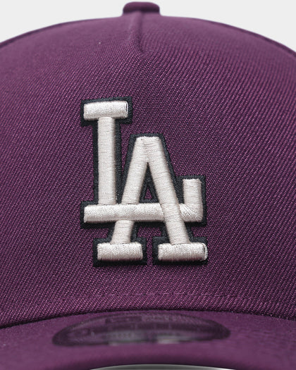 New Era Los Angeles Dodgers 9FORTY A-Frame Snapback Plum