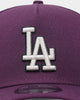 New Era Los Angeles Dodgers 9FORTY A-Frame Snapback Plum