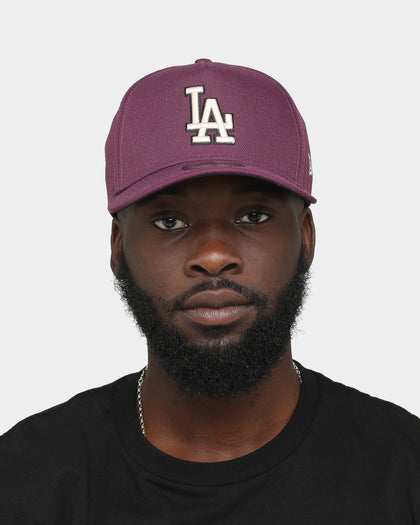 New Era Los Angeles Dodgers 9FORTY A-Frame Snapback Plum