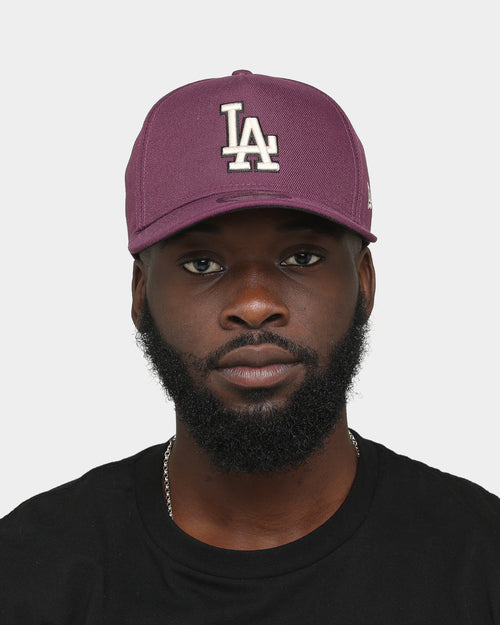 New Era Los Angeles Dodgers 9FORTY A-Frame Snapback Plum