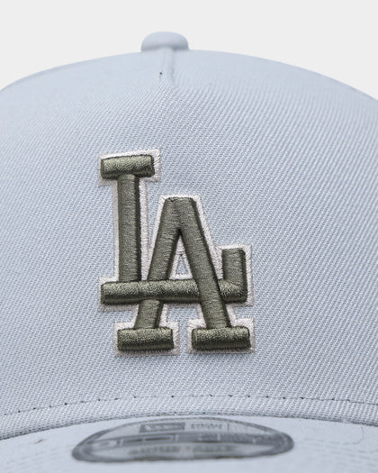 New Era Los Angeles Dodgers 9FORTY A-Frame Snapback Silver/New Olive