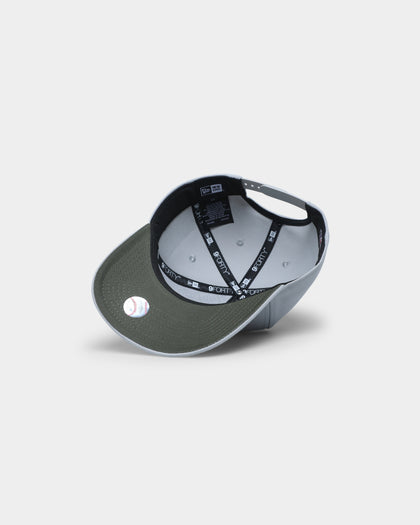 New Era Los Angeles Dodgers 9FORTY A-Frame Snapback Silver/New Olive