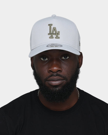 New Era Los Angeles Dodgers 9FORTY A-Frame Snapback Silver/New Olive