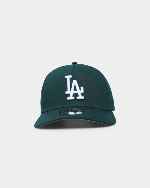 New Era Los Angeles Dodgers 9FORTY A-Frame Snapback Dark Green/Wheat