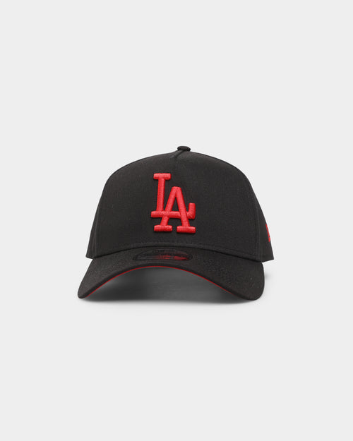 New Era Los Angeles Dodgers 'Black/Scarlet' 9FORTY A-Frame Snapback Black