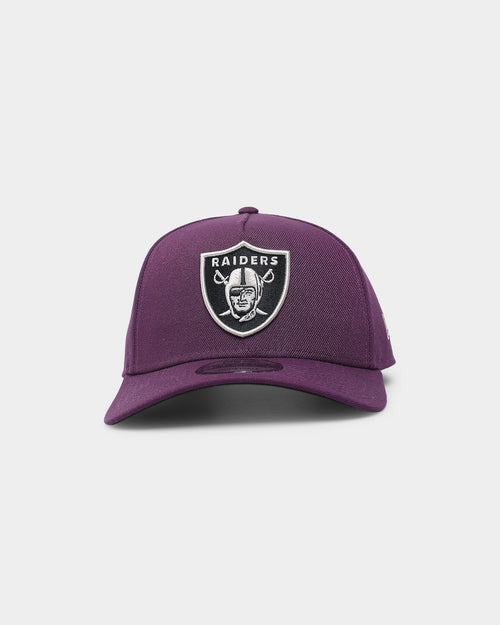 New Era Las Vegas Raiders 9FORTY A-Frame Snapback Plum