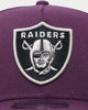 New Era Las Vegas Raiders 9FORTY A-Frame Snapback Plum