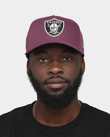 New Era Las Vegas Raiders 9FORTY A-Frame Snapback Plum