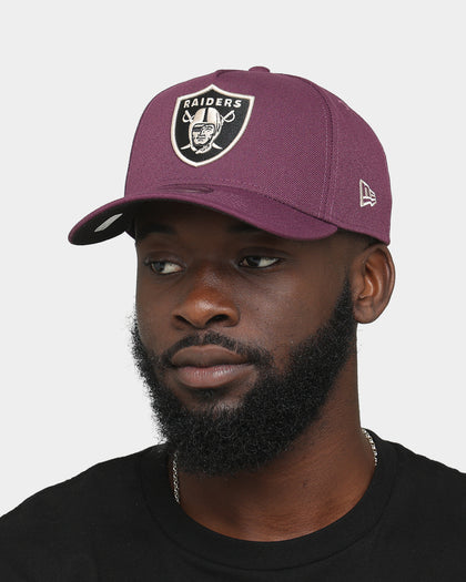 New Era Las Vegas Raiders 9FORTY A-Frame Snapback Plum