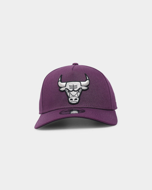 New Era Chicago Bulls 9FORTY A-Frame Snapback Plum