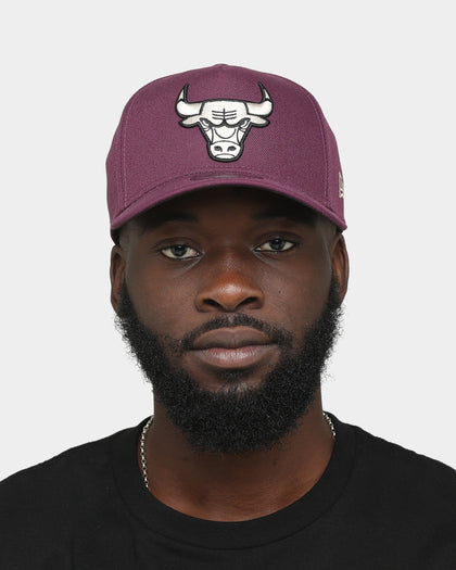 New Era Chicago Bulls 9FORTY A-Frame Snapback Plum