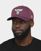 New Era Chicago Bulls 9FORTY A-Frame Snapback Plum