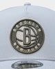 New Era Brooklyn Nets 9FORTY A-Frame Snapback Silver/New Olive