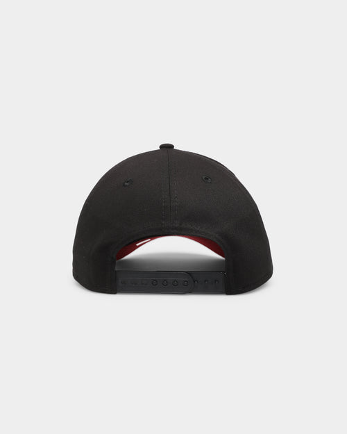 New Era Brooklyn Nets 'Black/Scarlet' 9FORTY A-Frame Snapback Black