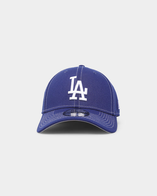 New Era Los Angeles Dodgers 'Contrast Stitch' 39THIRTY Stretch Fit Dark Royal