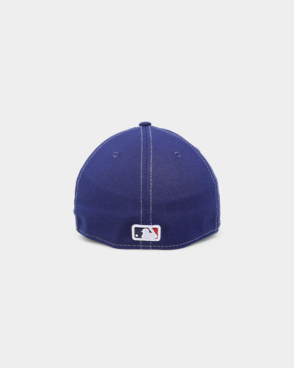 New Era Los Angeles Dodgers 'Contrast Stitch' 39THIRTY Stretch Fit Dark Royal
