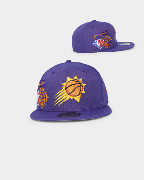 New Era Phoenix Suns NBA Back-Half '21-'22 59FIFTY Fitted Dark Purple