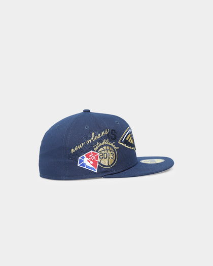 New Era New Orleans Pelicans NBA Back-Half '21-'22 59FIFTY Fitted Dark Blue