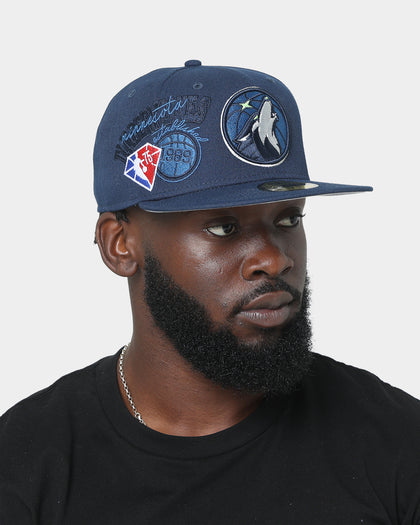 New Era Minnesota Timberwolves NBA Back-Half '21-'22 59FIFTY Fitted Dark Blue