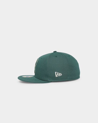 New Era Milwaukee Bucks NBA Back-Half '21-'22 59FIFTY Fitted Dark Green