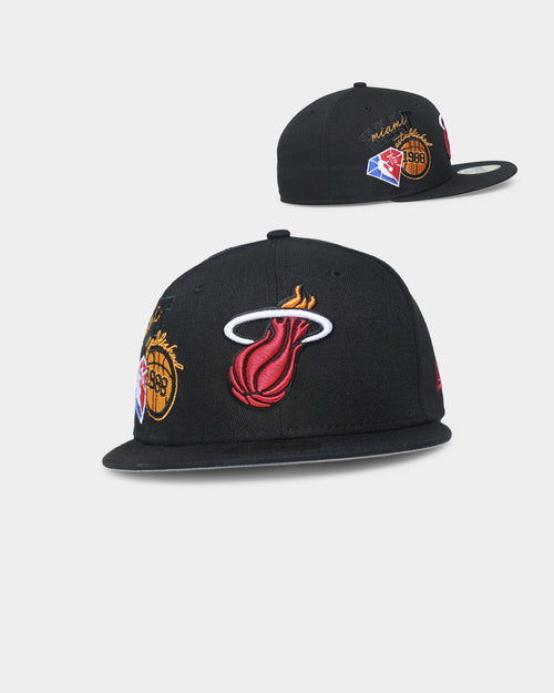 New Era Miami Heat NBA Back-Half '21-'22 59FIFTY Fitted Black